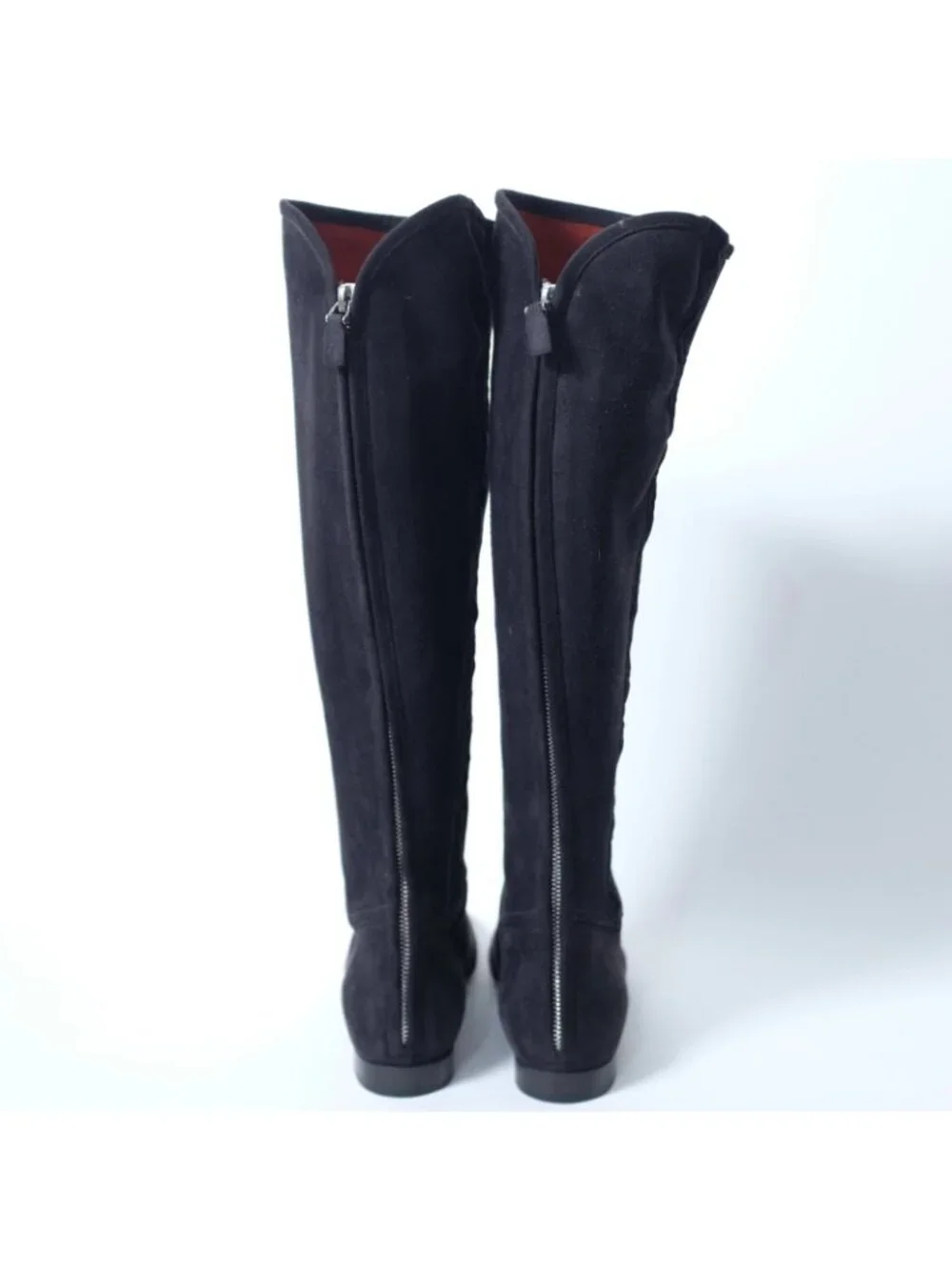 Loro Piana Jeanne Riding Boot 35 US 4.5 Black Suede